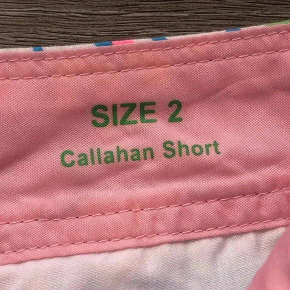 Lilly Pulitzer The Callahan Short Splish Splash Blue Size 2 - Picture 5 of 12